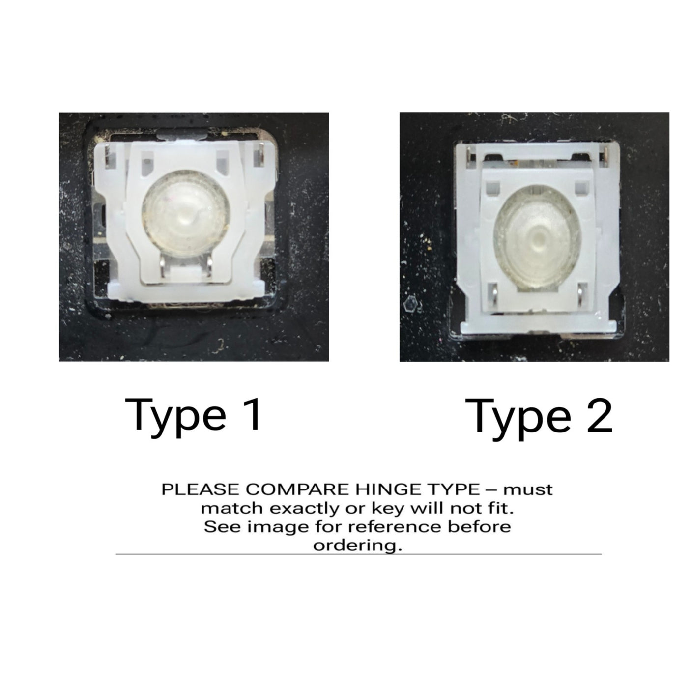 Individual Laptop Keyboard Keycap Key Replacement for Dell Latitude E5450, 5480, 5490, 7480 Type 1