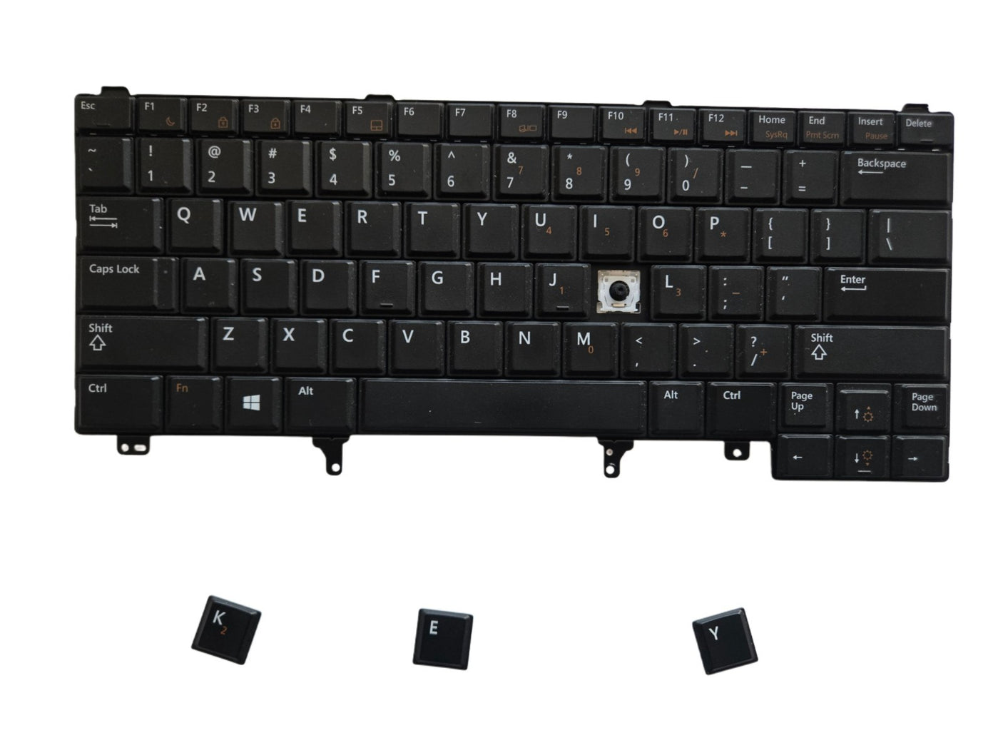 Individual Laptop Keyboard Keycap Key Replacement for Dell Latitude E5430, E6430, E6330