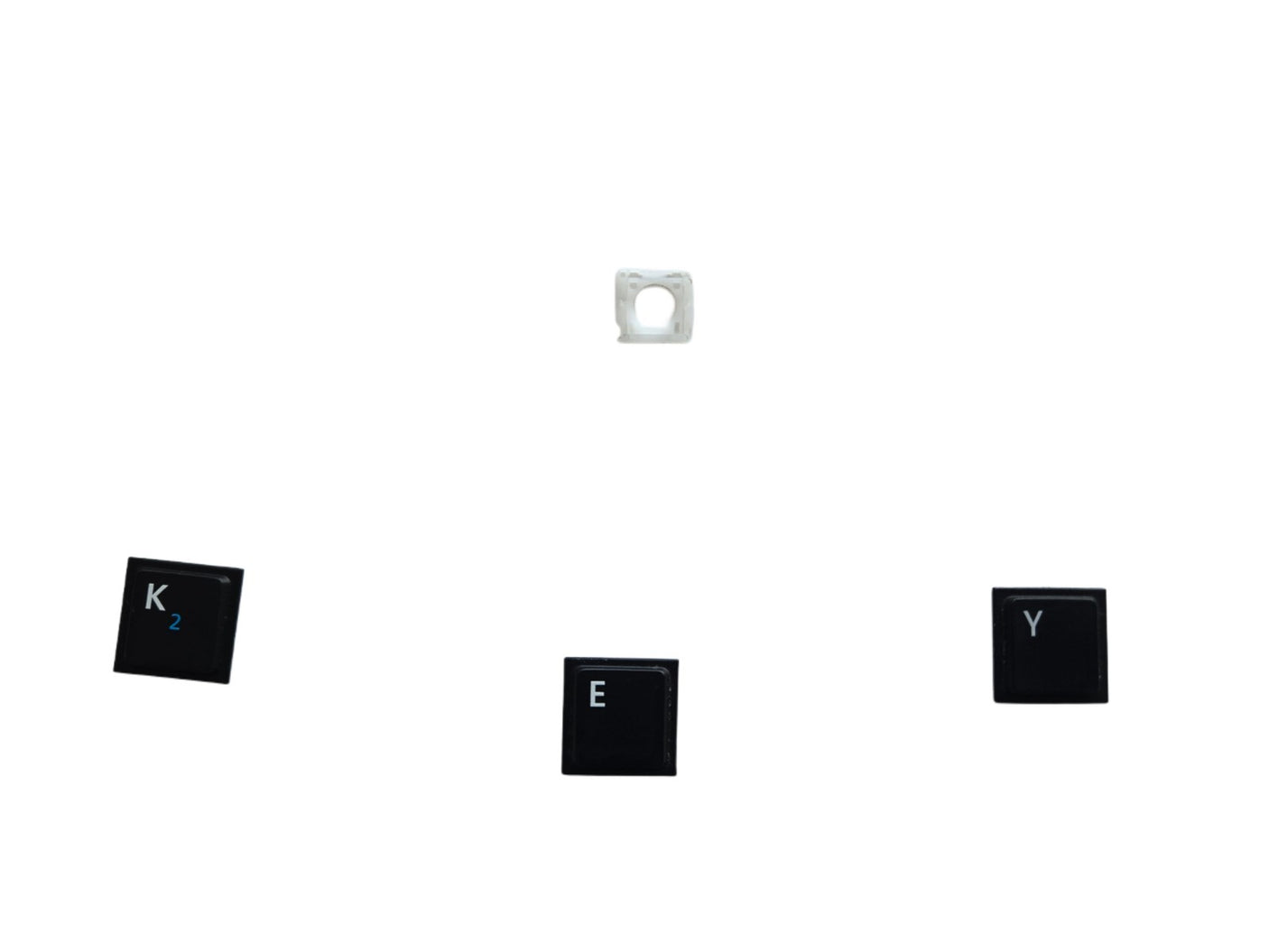 Individual Laptop Keyboard Keycap Key Replacement for Dell Latitude E5440, E6320, E6420, E6430