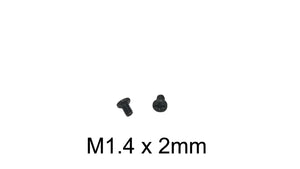 M1.4 Phillips Flat Head Carbon Steel Machine Screws (Multiple Lengths & Finishes)