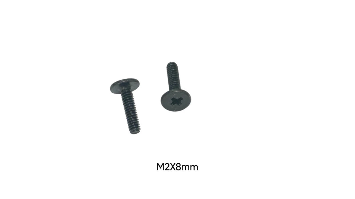 M2 x 8mm black low-profile Phillips flat head screw for Lenovo ThinkPad P16 Gen 1 Battery