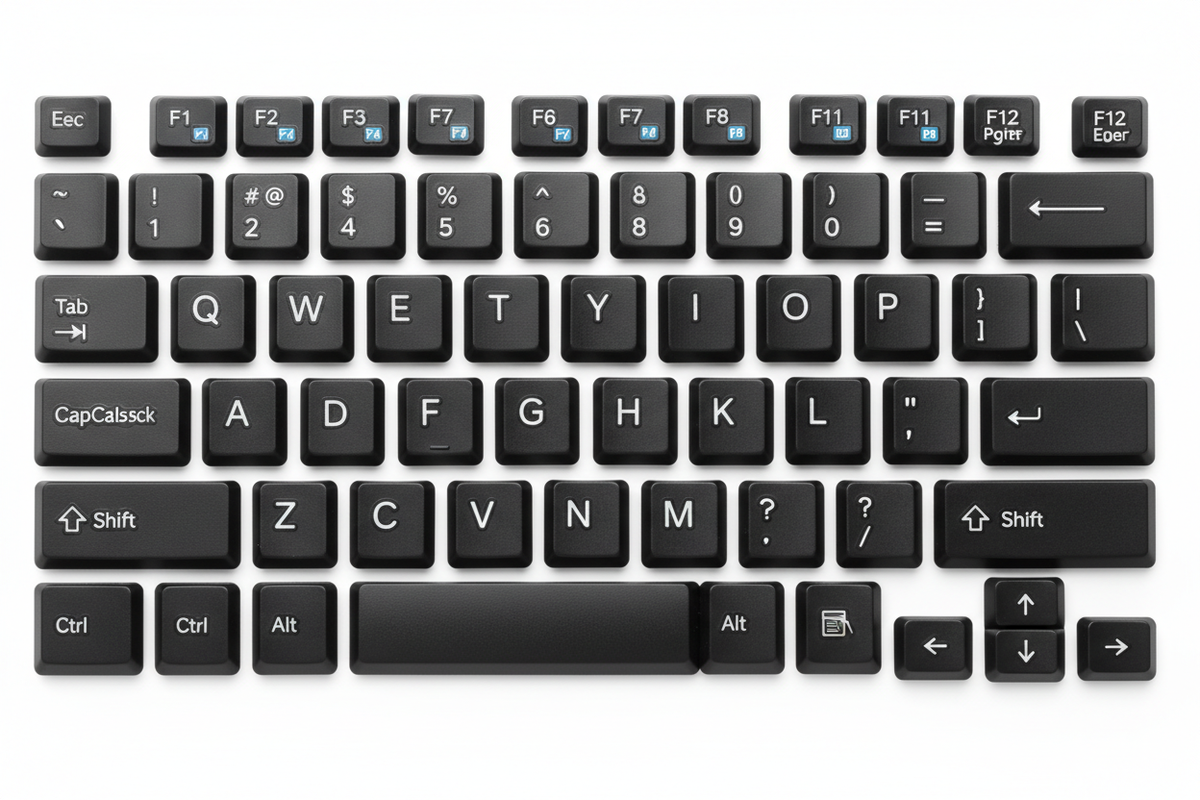 1 Tech Key Keyboard Key Replacement | Laptop & Computer Keyboard Keys