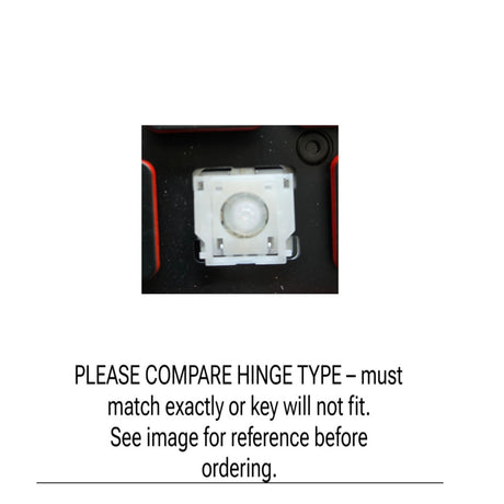 Individual Laptop Keyboard Keycap Key Replacement for Acer Nitro 5 AN515-56, AN515-57, AN515-58, AN517-54