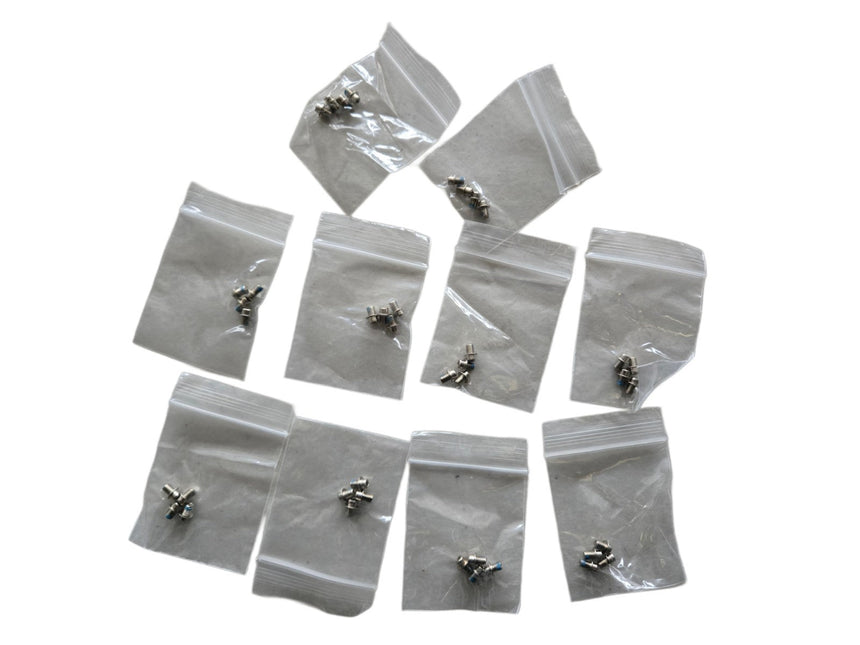 MacBook Pro Unibody Complete Repair Bundle — Bottom Case Screws + HDD Screws + Rubber Feet (A1278 A1286 A1297)