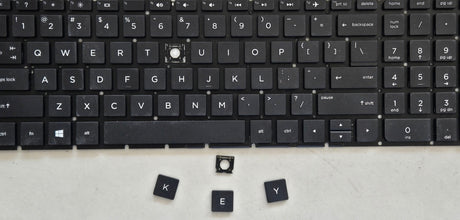 Individual Laptop Keyboard Keycap Key Replacement for HP Pavilion 15-BA Series