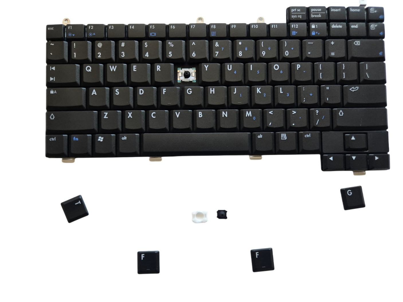 Individual Laptop Keyboard Keycap Key Replacement for HP Pavilion AEKT1TPU011 / Compaq 2100, 2200, 2500