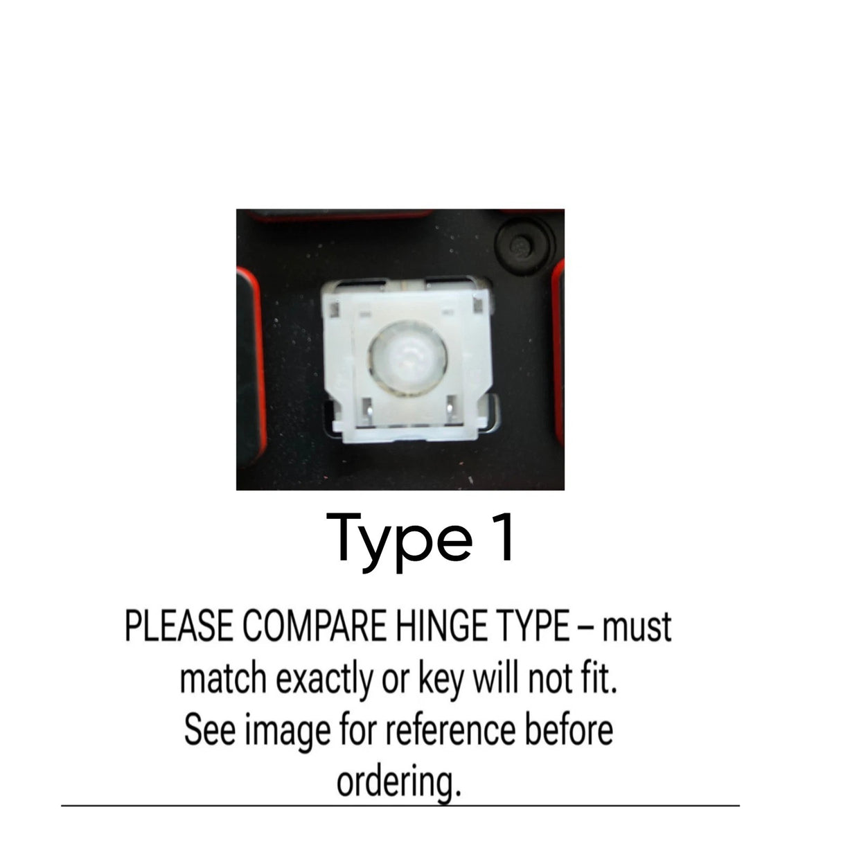 Acer Nitro 5 AN51556 AN515-57 AN515-58 AN517-54 Keyboard Keycap Replacement Keys Type 1