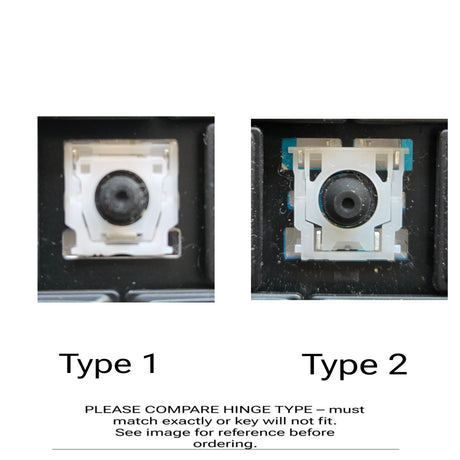 Individual Laptop Keyboard Keycap Key Replacement for Dell Latitude E5430, E6430, E6330 Type 2