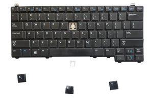 Individual Laptop Keyboard Keycap Key Replacement for Dell Latitude E5440, E6320, E6420, E6430