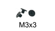 M3 x 3mm Laptop HDD SSD Caddy Screws 2.5" SATA Hard Drive Mount Phillips