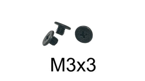 M3 x 3mm Laptop HDD SSD Caddy Screws 2.5" SATA Hard Drive Mount Phillips