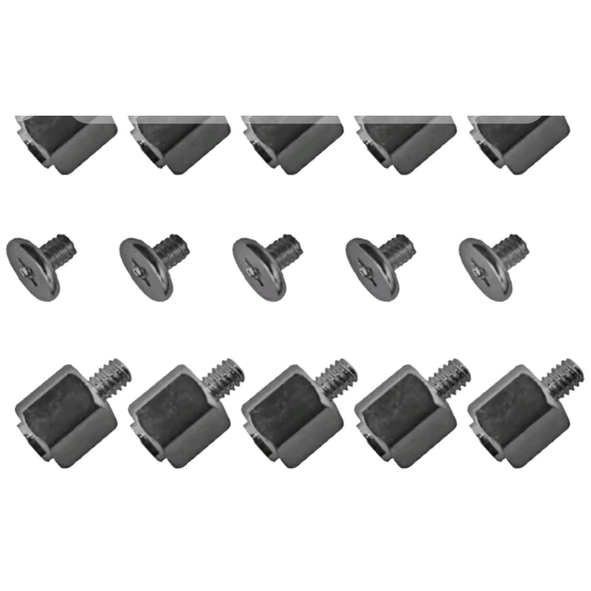 M.2 SSD standoff mounting kit black 10 sets