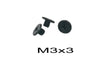 M3 x 3mm Phillips Flat Head Screw for Eufy HomeBase 3 S380 SSD Install - Single Replacement Black