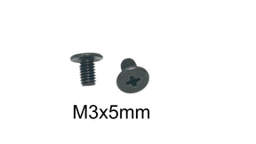 M3 x 5mm Phillips Flat Head Screw for Raspberry Pi Camera Module Repair - Pack of 50 Black
