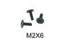 M2 x 6mm black low-profile Phillips flat head screw for Lenovo ThinkPad S5 2nd Generation Bottom Cover