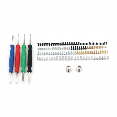 Complete Replacement Screw Set for iPhone 12 with Bottom Pentalobe Screws and 4 Screwdrivers (Models A2172, A2402, A2403, A2404)