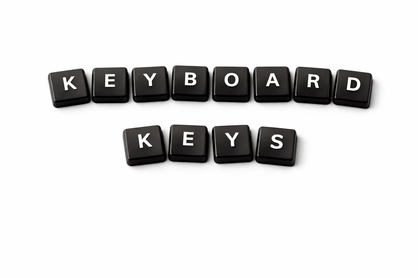 Individual Keyboard Keycap Key Replacement for Logitech K740 (Black)