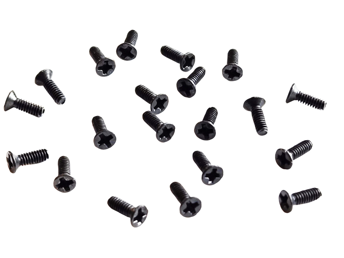 M2 x 5mm Phillips Flat Head Carbon Steel Machine Screws for Dell Inspiron 3535 Case (Black)