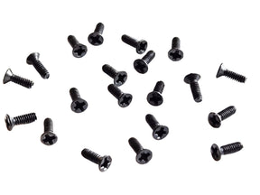 M2 x 5mm Phillips Flat Head Carbon Steel Machine Screws for Dell Inspiron 3535 Case (Black)