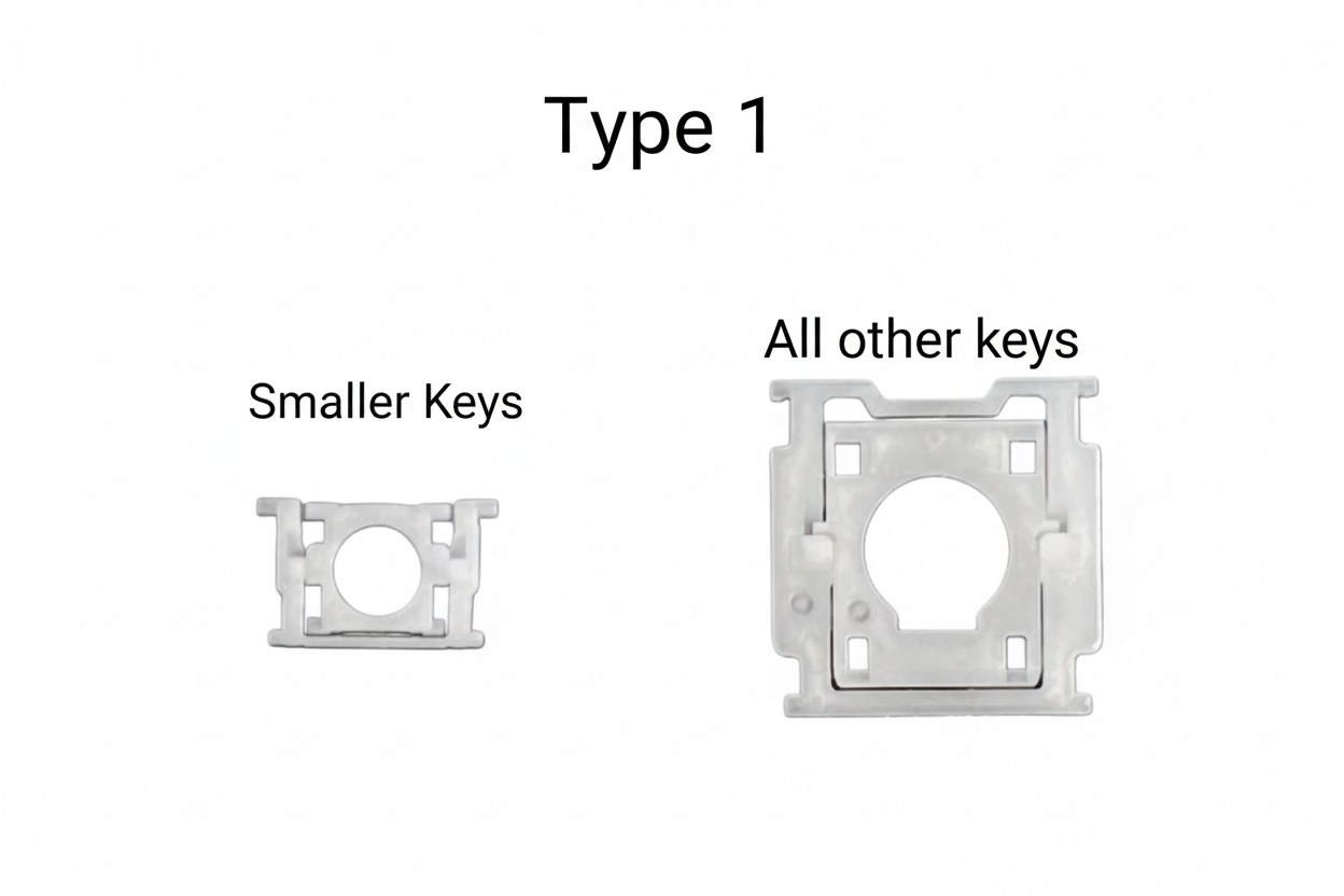 Individual Laptop Keyboard Keycap Key Replacement for Asus ROG ZEPHYRUS G14 (GA401) Type 1