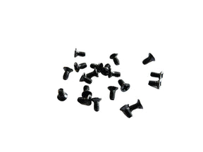 M2 x 4mm Phillips Flat Head Carbon Steel Machine Screws for Wooting 80HE Keyboard (Black)