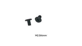 M2.5 x 4mm Phillips Flat Head Screw for Alienware x16 R2 Laptop Repair - Single Replacement Black