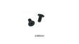 M2.5 x 5mm Phillips Flat Head Screw for Dell Inspiron 15 3535 Laptop Repair - Single Replacement Black