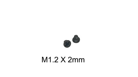 M1.2 Phillips Flat Head Carbon Steel Machine Screws (Multiple Lengths & Finishes)