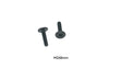 M2 x 8mm Phillips Flat Head Screw for x27 Stepper Motor Gauge Cluster - Pack of 100 Black